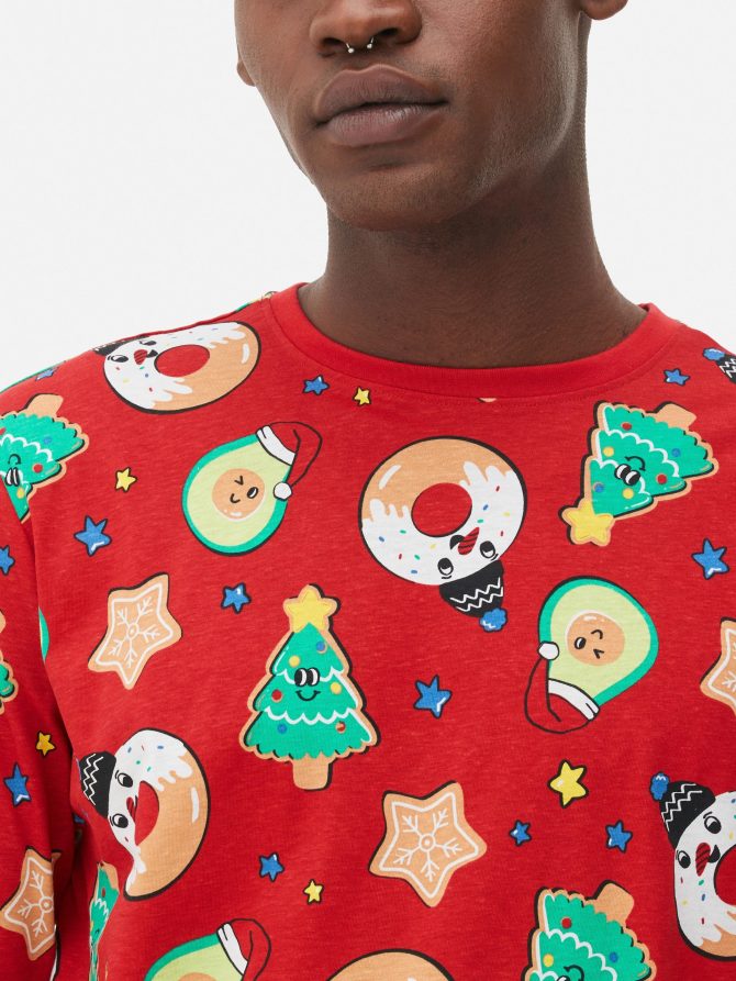 Men's Printed Jersey Christmas Family Pajamas - Image 3