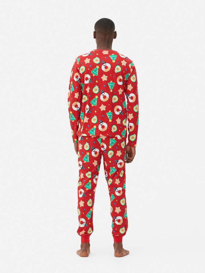 Men's Printed Jersey Christmas Family Pajamas - Image 4