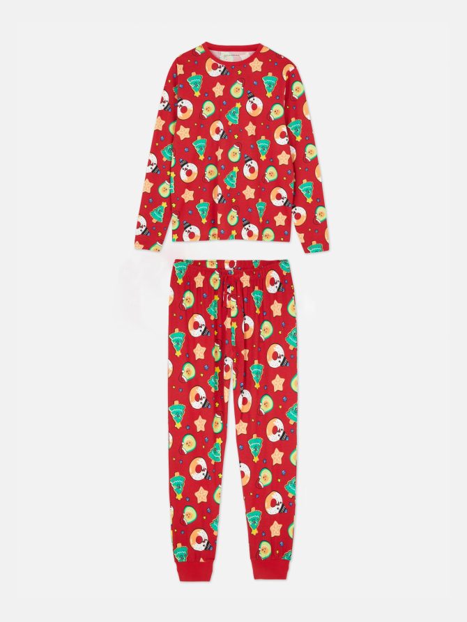Men's Printed Jersey Christmas Family Pajamas - Image 5
