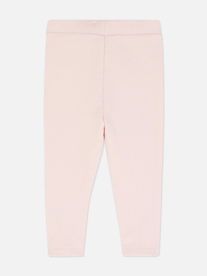 Stretch Ribbed Leggings - Image 2