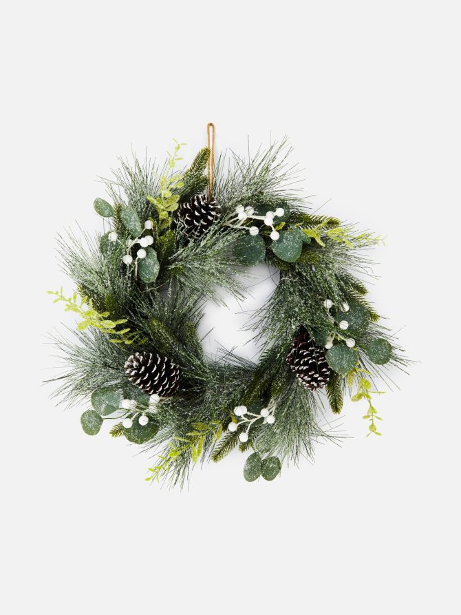 Pine and Berry Christmas Wreath