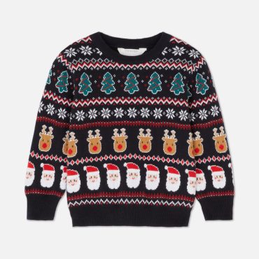 Kids' Christmas Fair Isle Knit Sweater