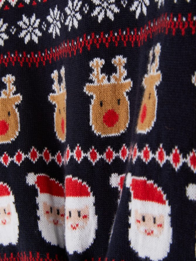 Kids' Christmas Fair Isle Knit Sweater - Image 3