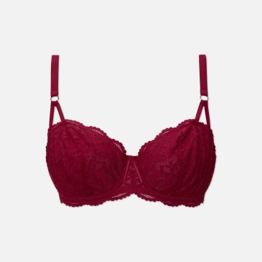 D-G Non Padded Lace Balcony Bra