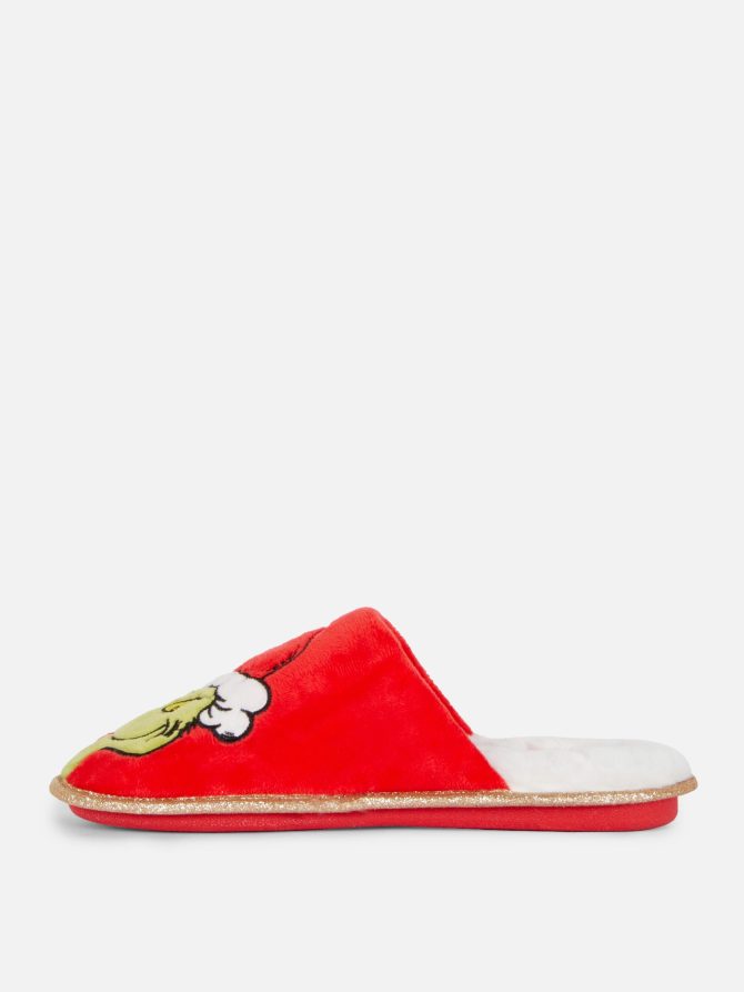Women's The Grinch Glittery Slippers Gift Bag - Image 4