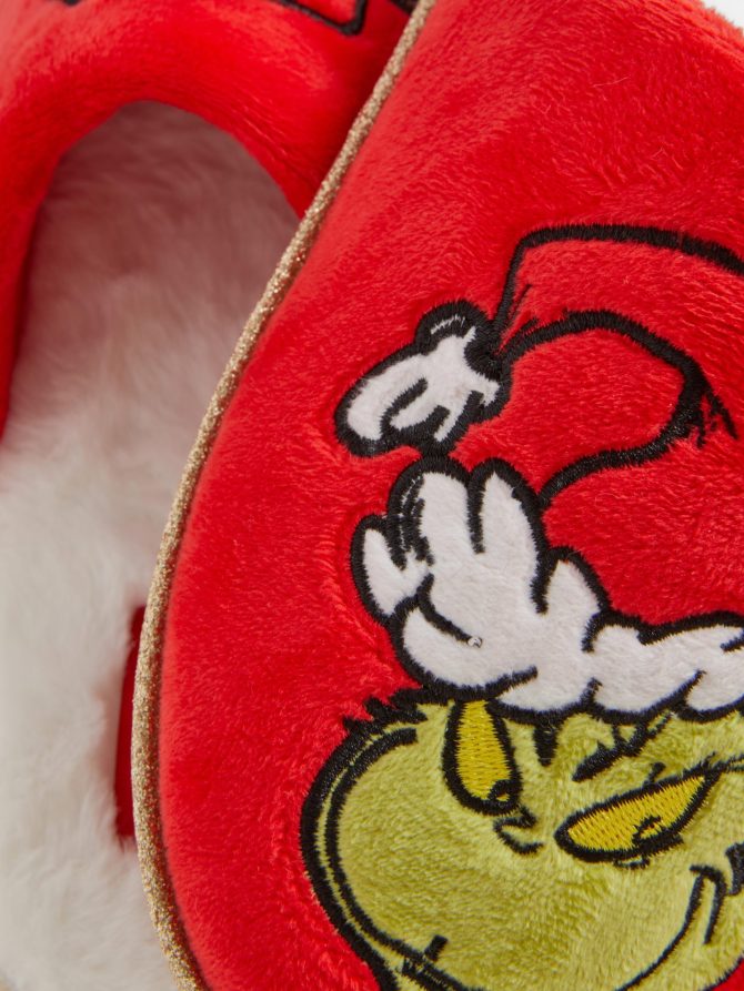 Women's The Grinch Glittery Slippers Gift Bag - Image 5