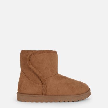 Faux Suede Ankle Boots