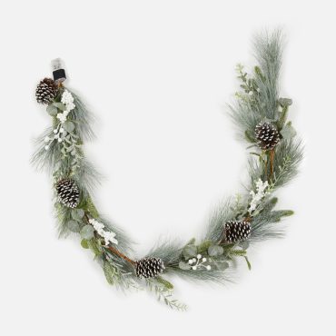 LED Faux Pine Garland
