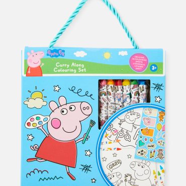 Peppa Pig Carry Along Coloring Set