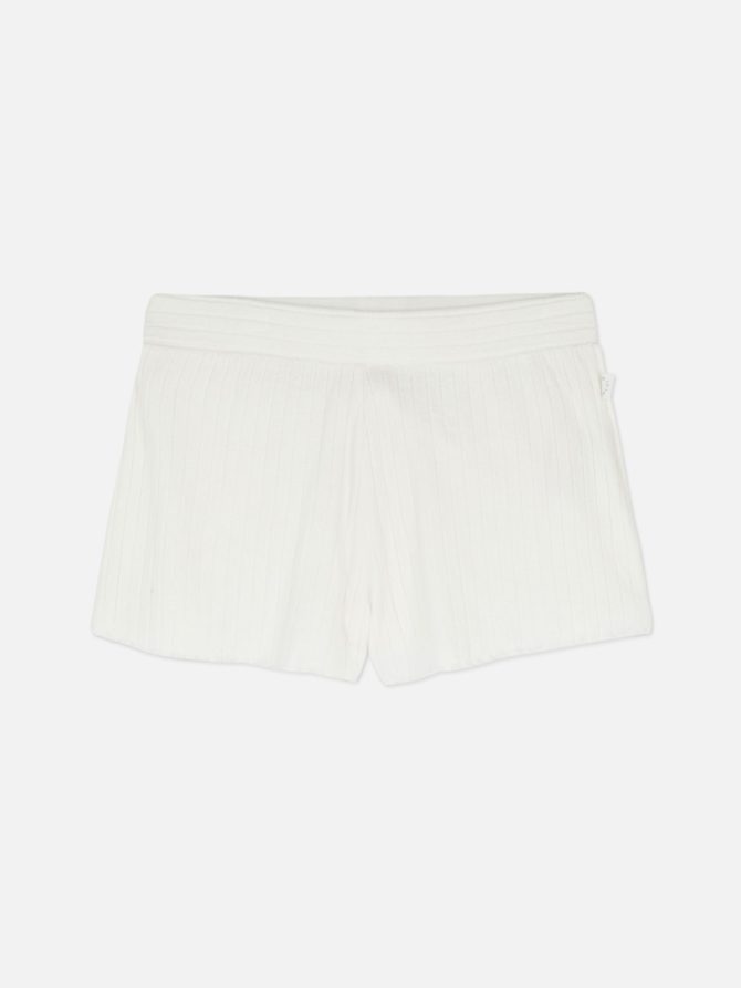 Supersoft Ribbed Pajama Shorts