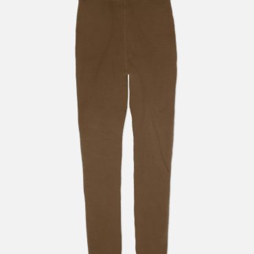High-Rise Ribbed Plush Lined Leggings
