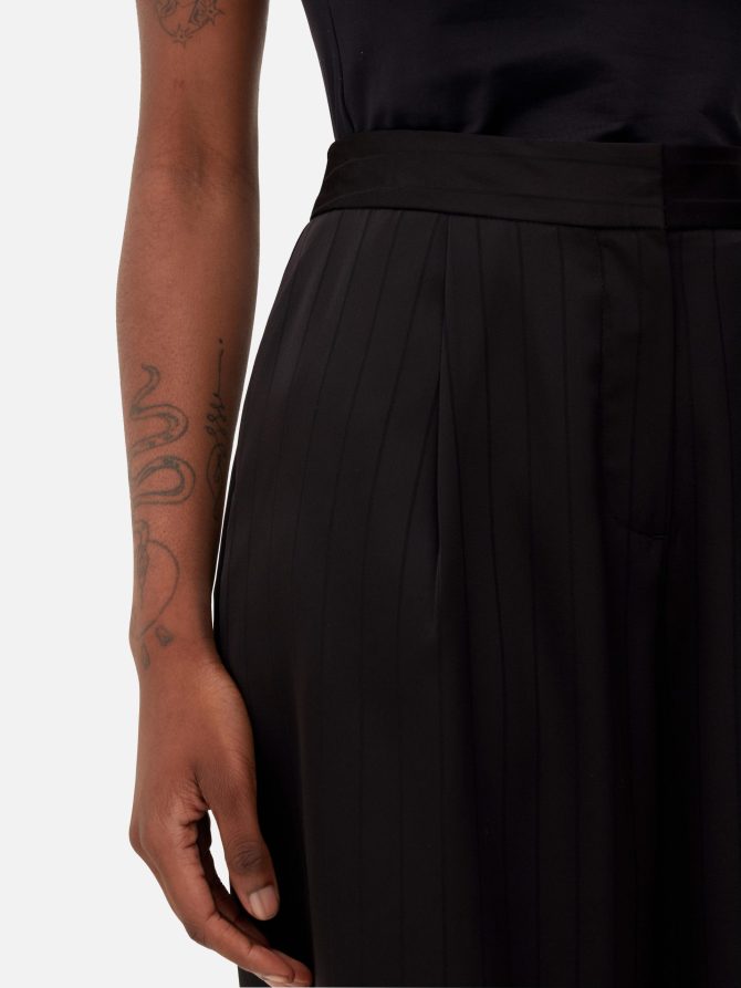 Pinstripe Satin Pants - Image 3