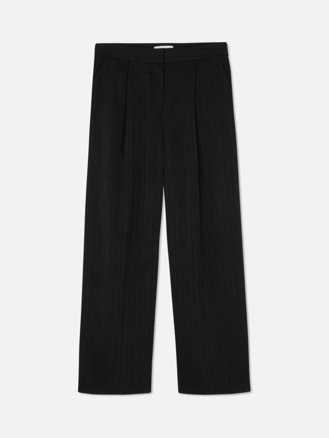 Pinstripe Satin Pants - Image 5