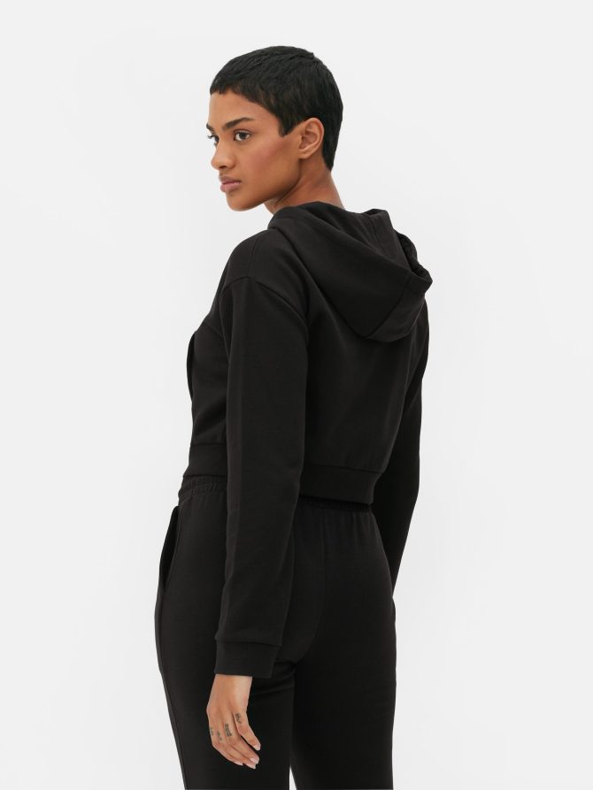 Cropped Zip Hoodie - Image 4