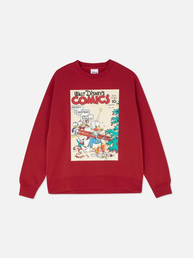 Disney’s Donald Duck Christmas Comic Sweatshirt - Image 5