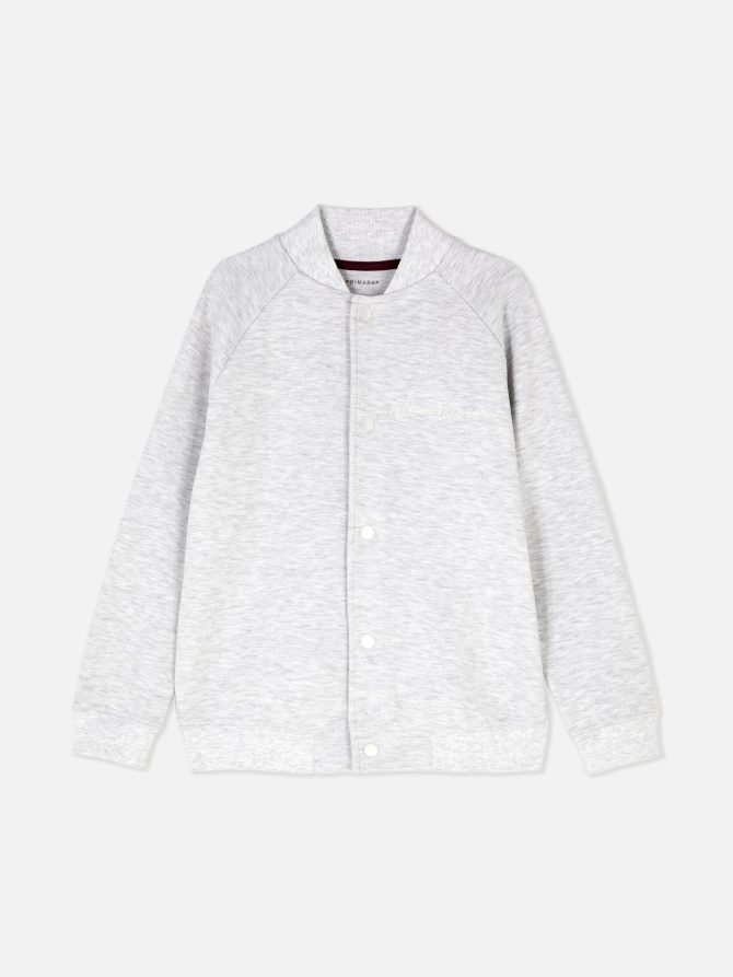 Button-Up Sweatshirt