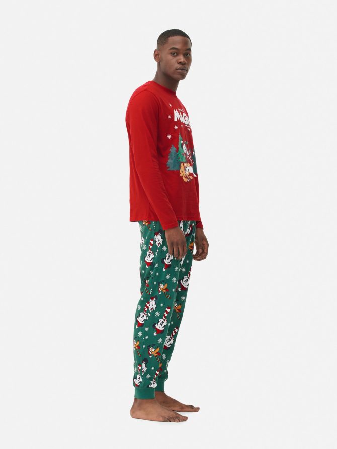Men's Disney’s Mickey Mouse and Friends Christmas Family Pajamas - Image 2