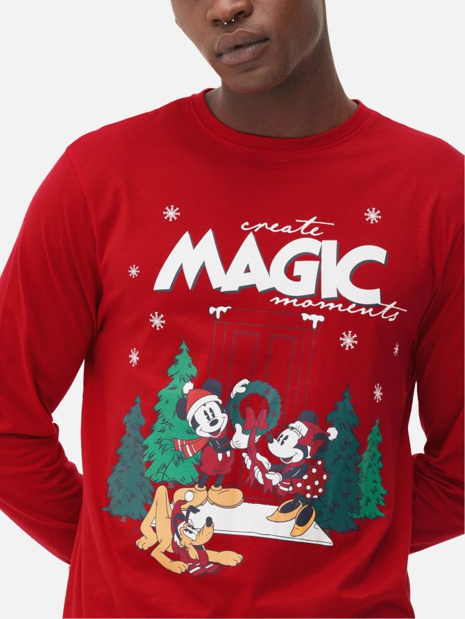 Men's Disney’s Mickey Mouse and Friends Christmas Family Pajamas - Image 3