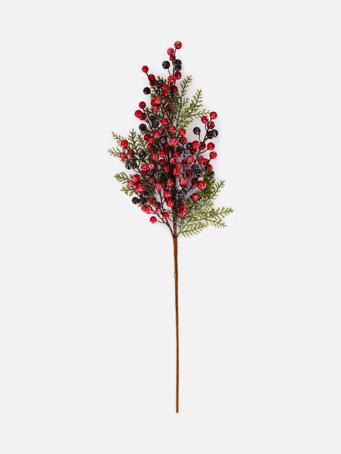 Single Stem Faux Pine Foliage
