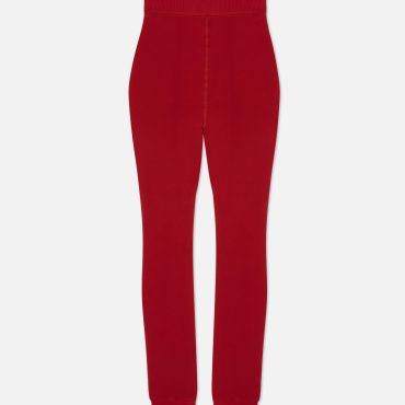 High-Rise Ribbed Plush Lined Leggings