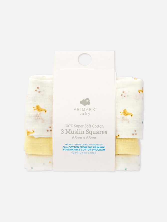 3-Pack Mixed Muslin Squares - Image 3