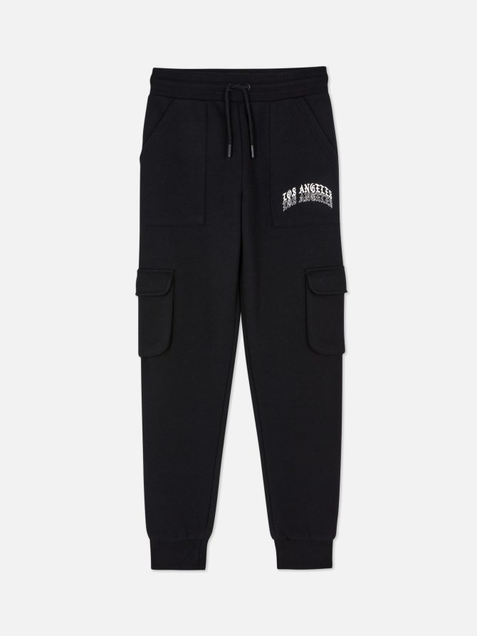 Los Angeles Print Cargo Joggers - Image 3