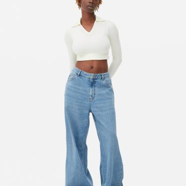 Wide Leg Skate Jeans