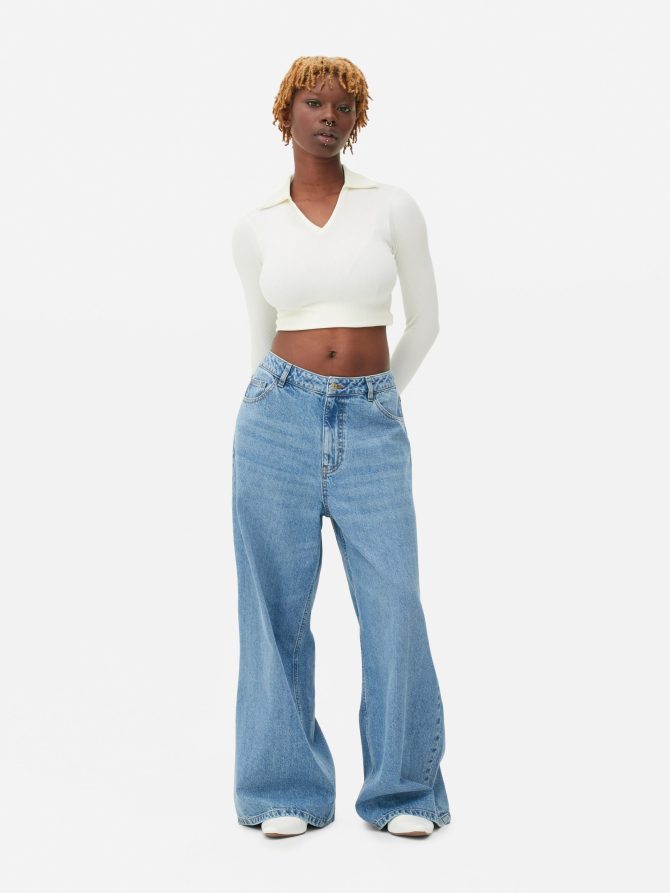 Wide Leg Skate Jeans