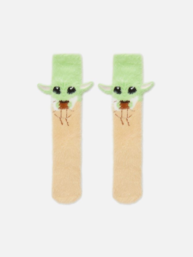 Star Wars Baby Yoda Fluffy Socks