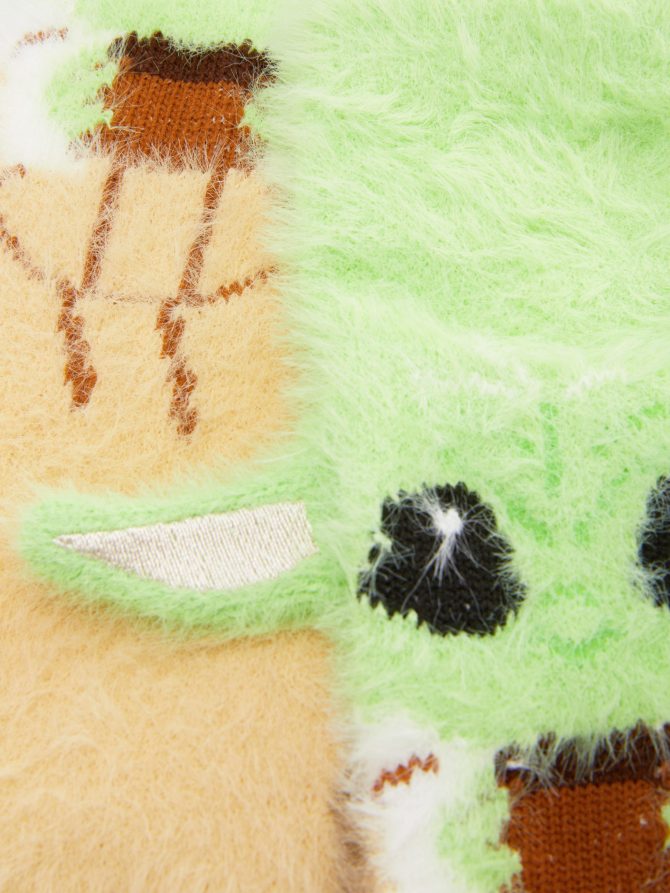 Star Wars Baby Yoda Fluffy Socks - Image 2