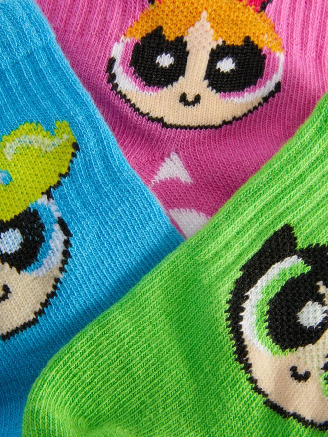 3-Pack The Powerpuff Girls Crew Socks - Image 2