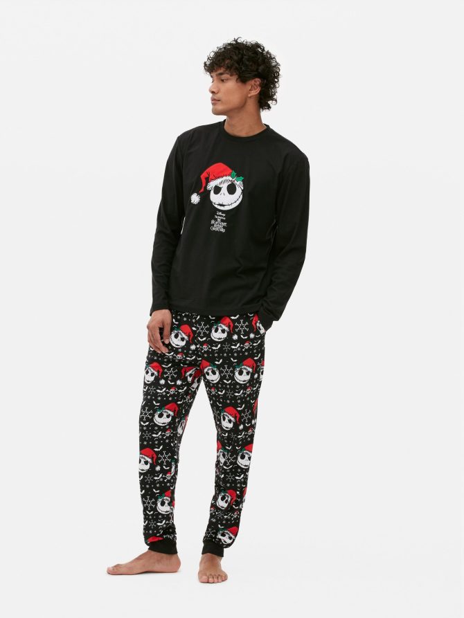 Disney Tim Burton’s The Nightmare Before Christmas Long Sleeve Pajamas - Image 3