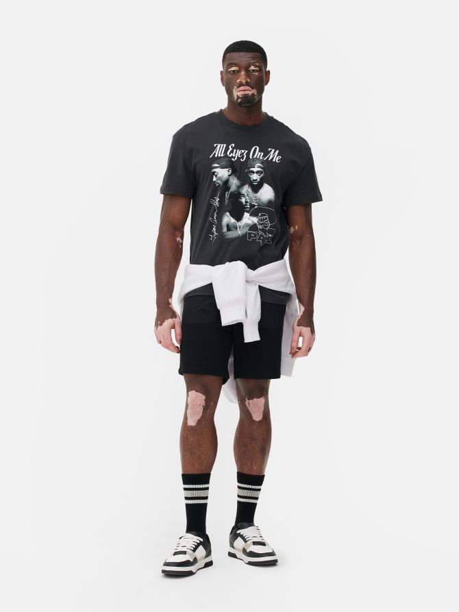 Tupac Short Sleeve Graphic T-Shirt