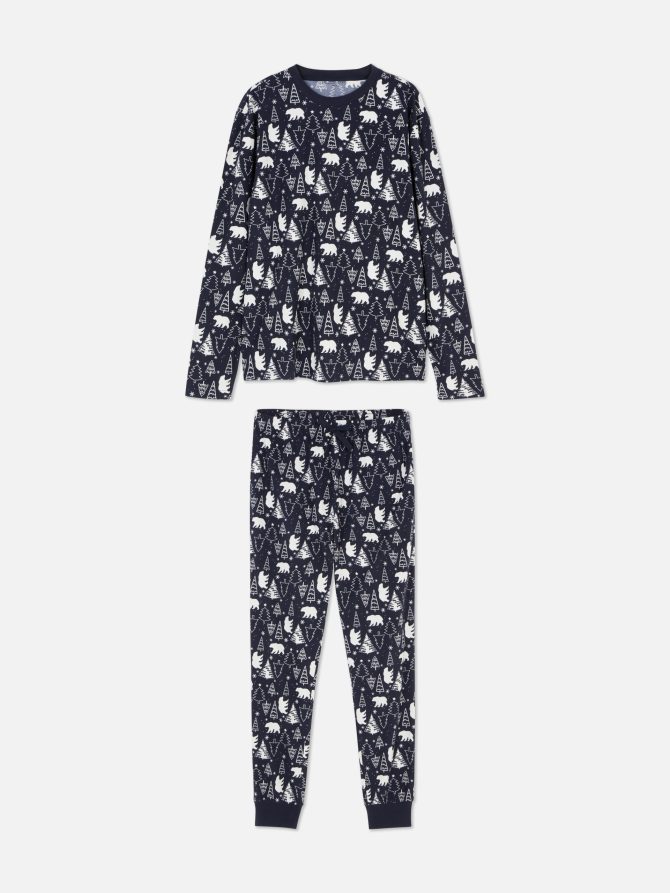 Men's Polar Bear Christmas Pajama Set - Image 5