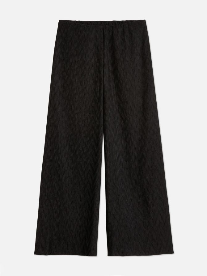 Satin Plissé Pants - Image 5