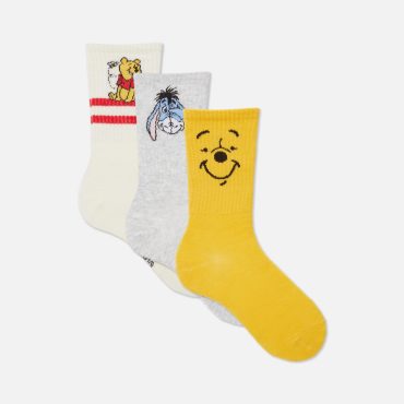 3-Pack Disney’s Winnie the Pooh Crew Socks