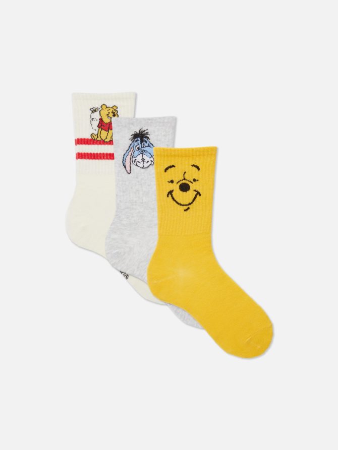 3-Pack Disney’s Winnie the Pooh Crew Socks