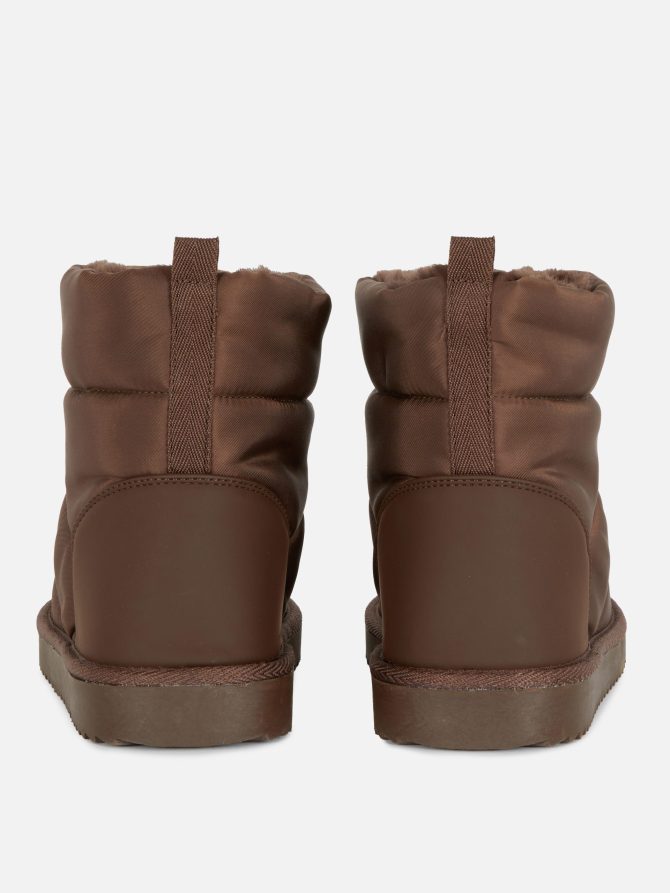 Faux Fur Lined Ankle Boots - Image 3