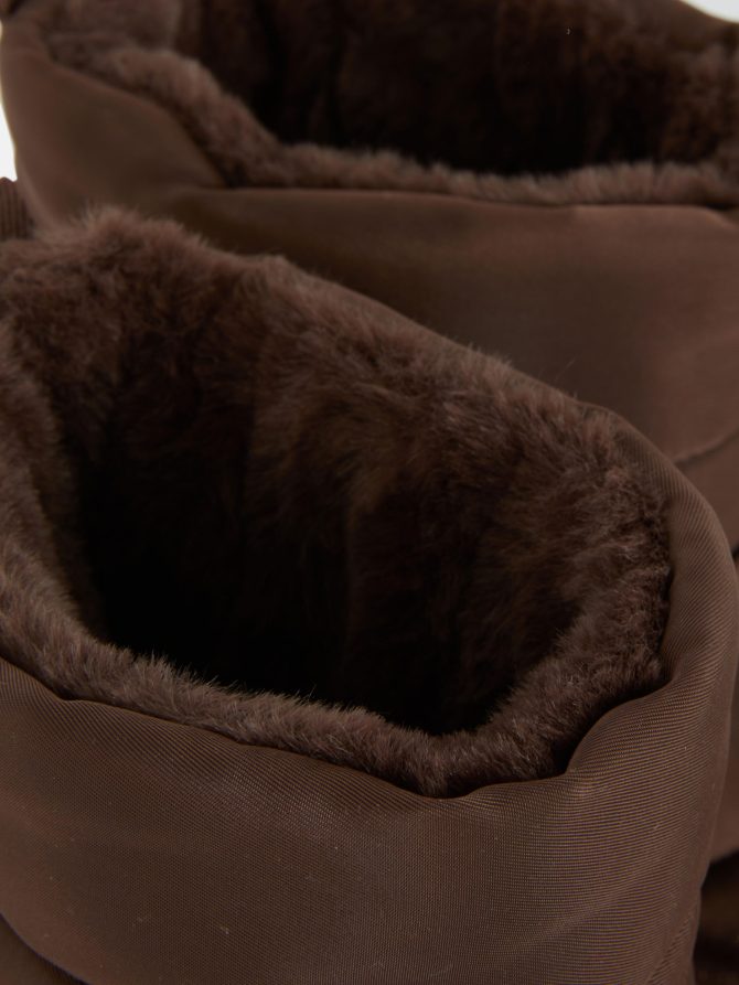 Faux Fur Lined Ankle Boots - Image 5