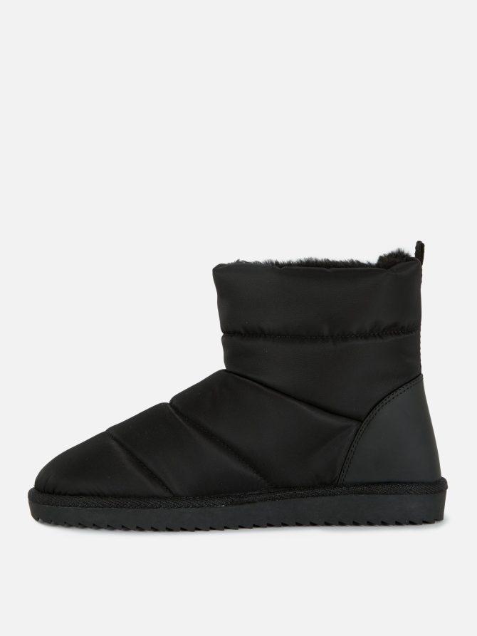 Faux Fur Lined Ankle Boots - Image 4