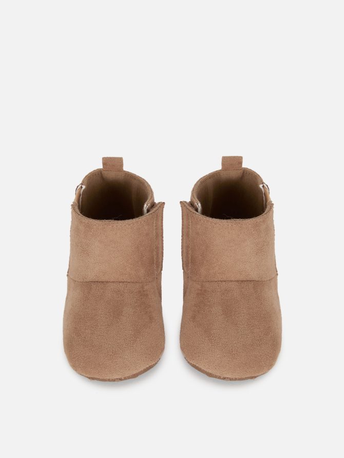 Faux Suede Chelsea Baby Booties - Image 2