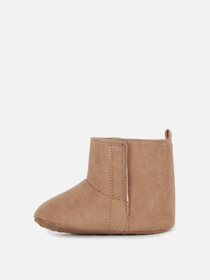 Faux Suede Chelsea Baby Booties - Image 4