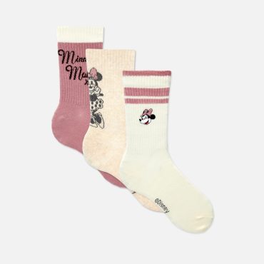 3-Pack Disney’s Minnie Mouse Crew Socks