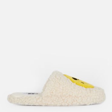 SMILEYWORLD® Fleece Icon Slippers
