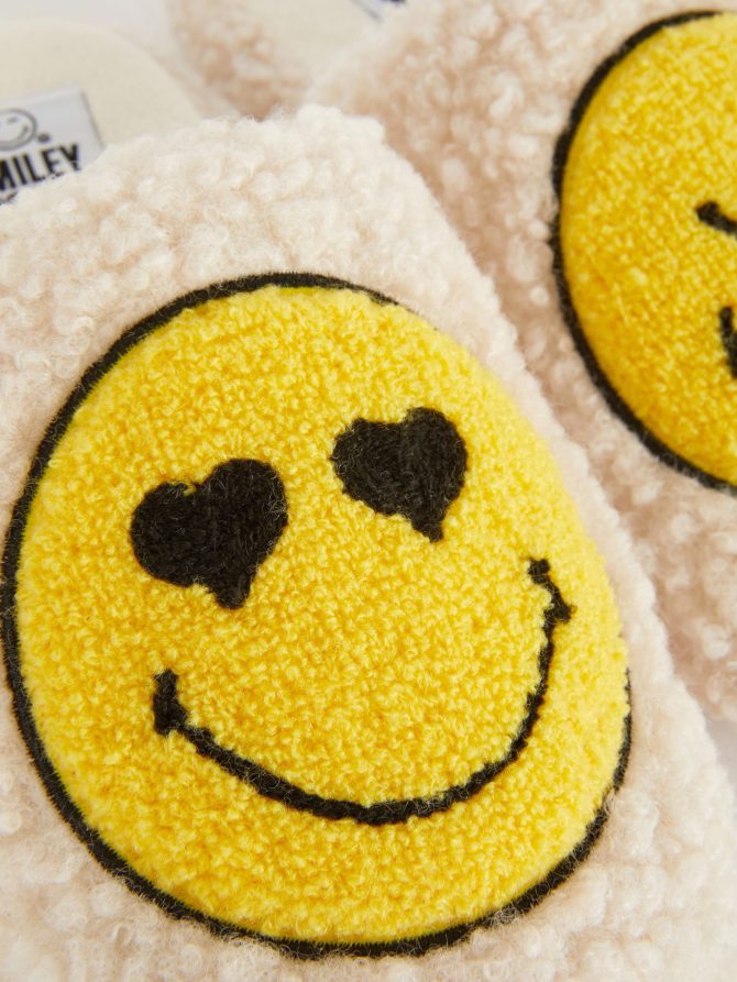 SMILEYWORLD® Fleece Icon Slippers - Image 5