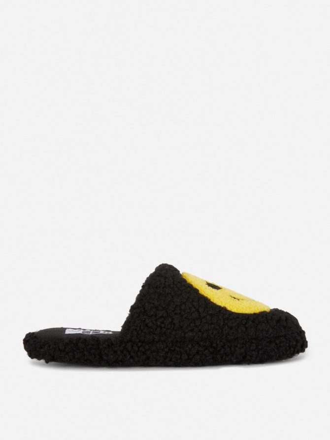 SMILEYWORLD® Fleece Icon Slippers