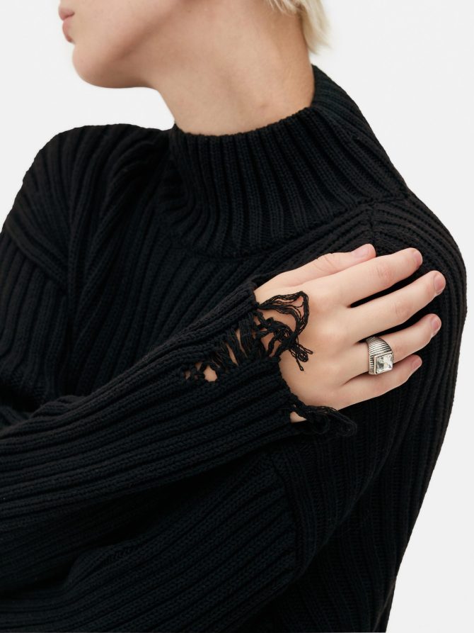 Rita Ora Nibbled Hem Sweater - Image 3