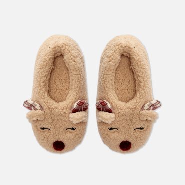 Fluffy Ballet Footie Slippers