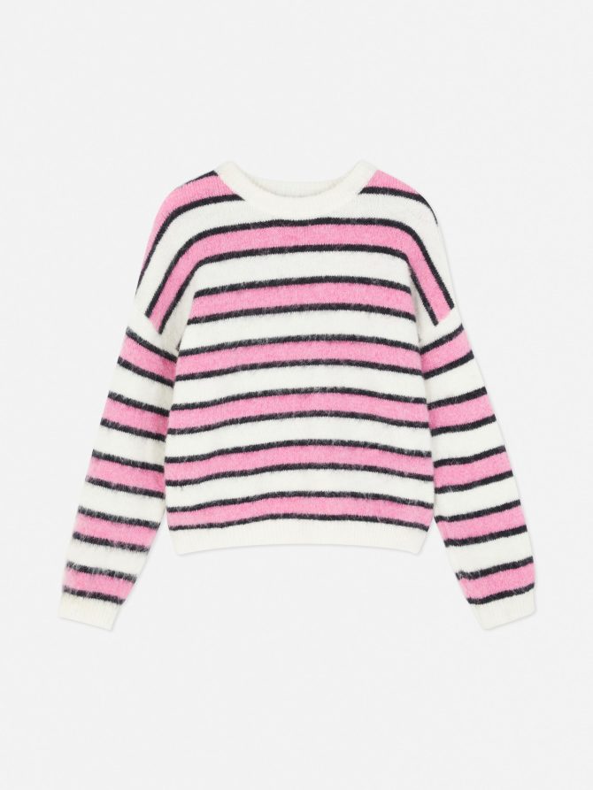 Rita Ora Brushed Striped Sweater - Image 5