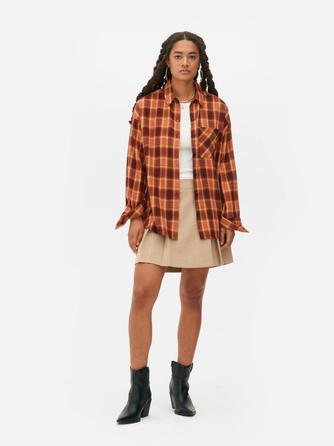Boyfriend Check Shirt
